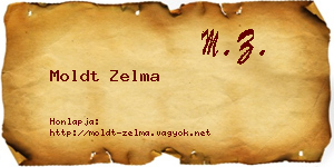 Moldt Zelma névjegykártya
